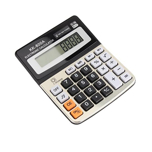 8 Digital Display Desktop Calculator Financial Business Accounting with Sound