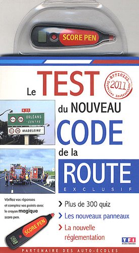 Télécharger TEST NOUVEAU CODE DE LA ROUTE 2011 PDF Ebook En Ligne