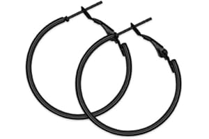 SOULCATS Soul-Cats 1 paire de créoles noires