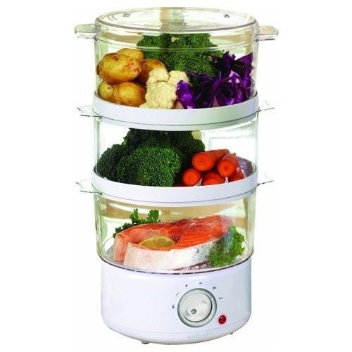 Sabichi - Sistema de cocción al Vapor (Manual, 3 bandejas)