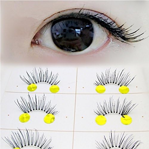 VanMe 5 Pairs Of Small Clear Eye End Lengthened Natural Bare Makeup Paragraph Transparent Half Eyelashes A56