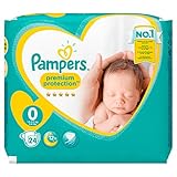 Pampers Premium Protection New Baby Gr. 0 (Micro), 1-2,5 kg Tragepack, 24 Windeln - 7
