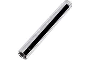 JRJUBB G1/2'' Prolunga per Soffione Doccia, Braccio e Tubo di Estensione in Acciaio Inox per Bagno (15 cm, Cromato)
