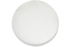 SERENITY GIFTS LTD SG Selenite Crystal Charging Round Plate Handmade Natural White Selenite Disk Spiritual Healing Cleanse and Recharge Crystals Charging Plate Selenite Charging Plate Meditation Decoration Gift (7 cm)