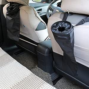 checking car seat garbage bag