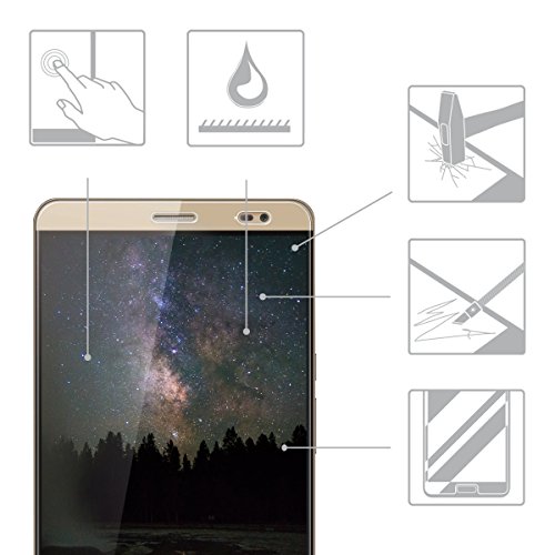 kwmobile Panzerglas Displayschutzfolie für Huawei MediaPad X2 7.0 – Tablet Schutzglas Folie Schutzfolie Displayschutz Glasfolie in kristallklar - 4
