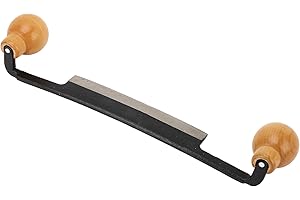 PYHODI Coltello da Barba, Coltello da Barba con Doppio Manico in Legno Antiscivolo e Lama in Acciaio Al Tungsteno, Coltello da Barba per Scortecciatura Utensile Manuale da Barba