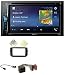 Produktbild caraudio24 Pioneer AVH-A200BT USB DVD 2DIN Bluetooth CD MP3 Autoradio für Smart ForTwo (2010-2015) ISO