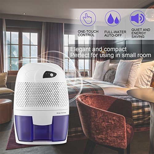 LESHP Dehumidifier,Tragbare 500ml Kleinen Raumentfeuchter Feuchtigkeitsabsorber Für Keller Schlafzimmer Garage Büro Garderobe usw - 4