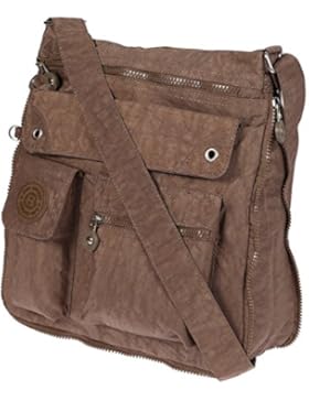 Hochwertige Umhängetasche Schultertasche Tasche aus Crinkle Nylon