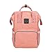Produktbild Baby Wickeltasche Reise RücksackIsolierte Tasche, Wasserdicht Stoffe, Multifunktional, es eignet sich für die Kinderwage, Große Kapazität modern einzigartig Tragbar Handtasche(rose)