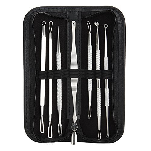 Dobet Delicate High Quality Stainless Steel Blackhead Blemish Remover & Acne Pimple Extractors (7 PCs)