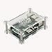Produktbild Rydges Acryl Gehäuse Case für PI 2 - Model B + Pi 3 (Version 03 / 2016) -- Clear Case -- durchsichtiges Plexiglas Case -- Stapel und Höhenverstellbar