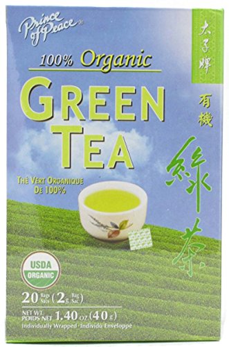 Prince of Peace Organic Green Tea -- 20 Tea Bags