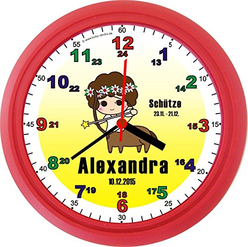 Lucky Clocks Bieruhr KEIN BIER VOR VIER SCRIPT lustige und originelle Wanduhr für Biertrinker Bierfans für jeden Anlass mit jeder Beschriftung und jedem Vornamen Namen erhältlich auch ganz neutral - 2