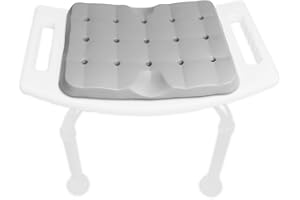 KMINA Shower Cushion 13.7"x10.6"" (35x27 cm), Waterproof Foam Bath Seat Cushion, Kneeling Pads for Gardening, Patented - Made in Europe