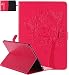 Produktbild ipad Pro 10,5 Hülle,ipad Pro 10.5 Ledertasche Flip Case,Roreikes Premium Lederhülle Flip Case im Bookstyle Folio Ultra Schlank Superleicht Ständer Schutzhülle Cover Kartenfächer Magnetverschluss und Standfunktion Leder Schale Etui Handytasche Katzen und Bäume Muster