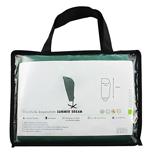 COM-FOUR® Schutzhülle für Ampelschirm bis Ø 300 cm, Sonnenschirmschutzhülle - 2