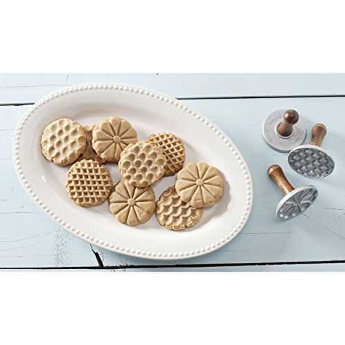 Nordic Ware Keks-Stempel mit Holzgriff „Impressionen“, 3 verschiedenen Motiven - 2