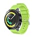 Produktbild samLIKE Sport weiches Silikon Ersatz Armband Handgelenk Bügel für Samsungs Gang Sport (Grün)