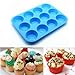 Produktbild Silikon Muffin Tablett 12 Tassen Wiederverwendbare Silikon Backformen-Set Hitzebeständig bis 450 °F, antihaftbeschichtetes Silikon Formen für Cupcakes und baking-dishwasher und mikrowellengeeignet cupcake