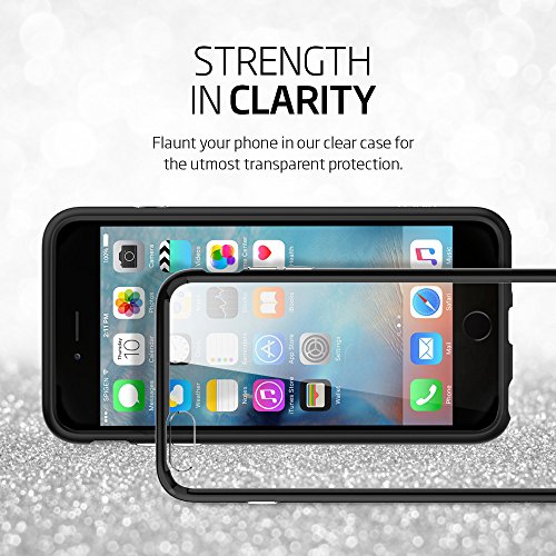 Spigen - Funda iPhone 6 6s  Carcasa con Tecnolog  a de coj  n de aire y protecci  n h  brida de ca  da  Negro