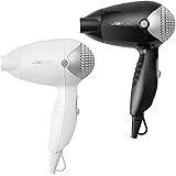 Clatronic HT 3393 Asciugacapelli, Colori Assortiti (Bianco e Nero)