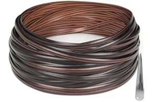 ODSK Rattan-Möbel-Befestigungsset, Weidenkorb-Reparaturmaterial, Kaffee-Farbverlauf, flaches Kunststoff, gewebtes Material für die Installation von Rattan-Möbeln und Gartenstuhl-Korb, 70 m