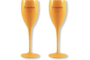 VEUVE CLICQUOT Veuve Lot de 2 flûtes à champagne Clicquot Yellow Label