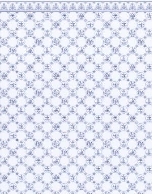 Dolls House Miniature 1:12th Scale Dutch Tile Wallpaper