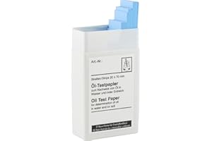 SIWERK Fittingteile Oil Test Paper for Detection of Oil in Water or Soil Test Strips (Design: Test Paper)