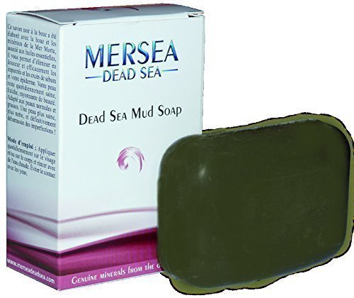 Mersea Totes Meer Mineralschlamm Seife | Testsieger auf totes-meer-therapie.de | Für empfindliche Haut | 125 g | Totes Meer Schlamm & Dead Sea Salz und Palmkernöl aus Israel