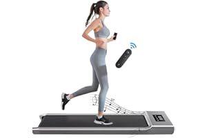 SHINE PLANET Under Desk Treadmill with Bluetooth Speaker & Remote Control Walking Running Machine for Home or Office 1-12km/h Adjustable Speeds