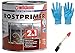 Produktbild 2in 1 Rostprimer Grundierung, Haftgrund, aktiver Rostschutz inkl. Pinsel von E-Com24 zum Auftragen und 1 Paar Nitrilhandschuhe (750 ml rot/ braun)