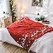 Produktbild Christmas Sherpa Throw Blanket, Superweiches, warmes, bequemes Weihnachtsthema Wirft Fleece Sherpa Holiday Throw Blanket Sofa stricken Decke (51.18 × 70.87in) für Sofa, Couch, Bett, Urlaub