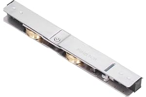 TOMOTATO Rouleau de Porte Coulissante, Acier Inoxydable Poulie de Fenêtre de PortePush Pull Remplacement, Rouleaux de Porte Douche Roulettes Rail pour Portes Armoires Portes en Bois