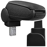piezas desguace opel zafira b Con la cubierta textil [pro.tec] Reposabrazos central - Apoyabrazos con compartimento - acolchado - tela - negro