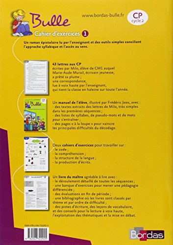 Couverture du livre de Bulle CP • Cahier d'exercices n°1