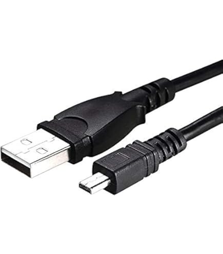 Replacement USB Cable For Pentax Cameras - Charging & Data Transfer For GR Digital IV & Optio