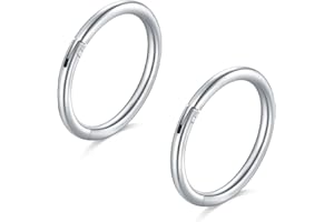 Longita 18G Hinged Clicker Segment Piercing Setto Piercing Naso Cerchio Anelli Acciaio Chirurgico Donna Uomo Labbro Orecchino Trago Cartilagine Helix Piercing Gioielli 3 Pezzi