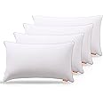 Sweetnight Bed Pillows 4 Pack - Neck Pillow For Sleeping,Hotel Quality Pillows For Side Stomach And Back Sleepers，48 X 74 cm(4 Pack)