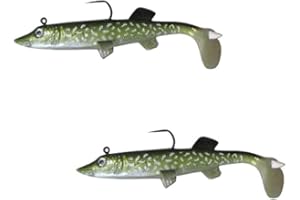 WURMBADEN Pike Bait Pike Bait Lure Rubber Mounted Rubber Fish Pike Bait Softbaits