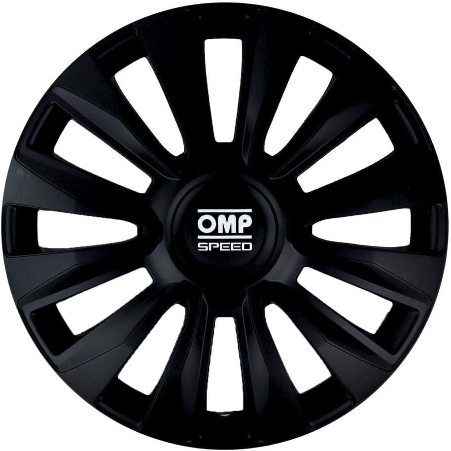 OMP SPEED SET 4 TAPACUBOS MAGNUM NEGRO 16 PULGADAS