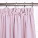 Ponydance Solid Thermal Insulated Readymade Top Tape Room Darkening Curtains for Nursery, 46" x 54" (2 panels,Baby Pink)