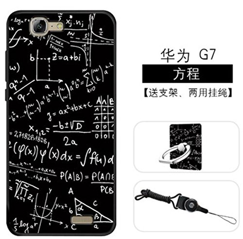 Prevoa        Huawei G7 Funda - Colorful Silicona Protictive Funda Case para Huawei G7 5 5 Pulgadas Smartphone - 18