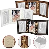 Baby 3D Gips Set Abdruck Handabdruck Fußabdruck Abform Gipsabdruck Bilderrahmen Fotorahmen Rahmen - 5