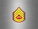 Produktbild Selbstklebend Sticker Tuning usms Grade Armee USA-Gunnery Sergeant