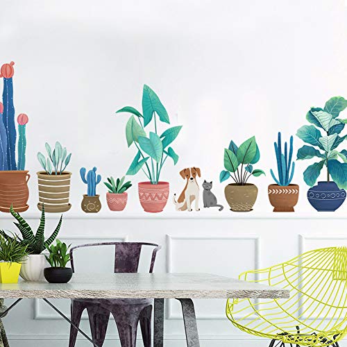 Preisvergleich Produktbild Wandaufkleber Grüner Garten eingemachtWohnzimmer Schlafzimmer Kinderzimmer Kindergarten Cartoon Anime Vinyl Home Decor Art