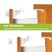 Child Cabinet Locks - Jerrybox Premium (8Locks+2Keys) Magnetic Baby Proofing Safety Locks for Drawers/Cabinets/Cupboard /Wardrobes£¬Install in Minutes, No Drilling