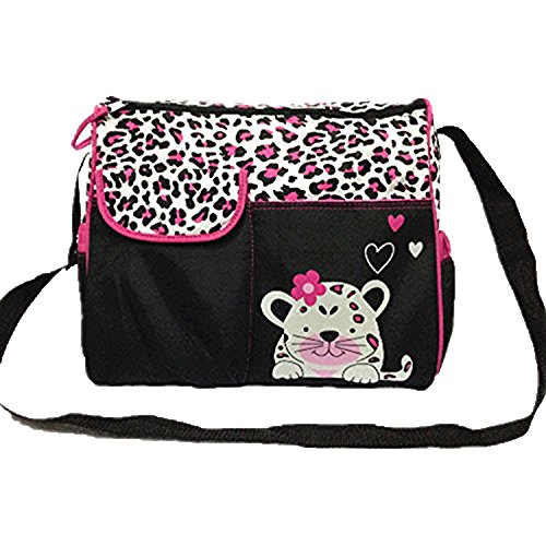 niceEshop(TM) Multifunction Mummy Diaper Bag Baby Nappy Handbag with Chaning Mat (Pink Tiger)